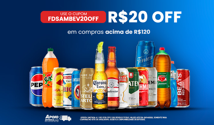 Cupom Ambev 17/04 até 19/04